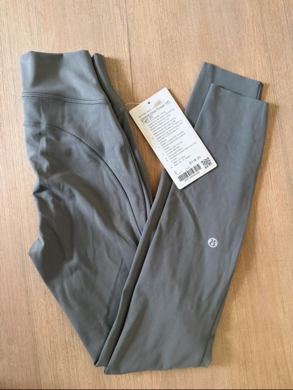 lululemon Charcoal Gray High-Rise Leggings